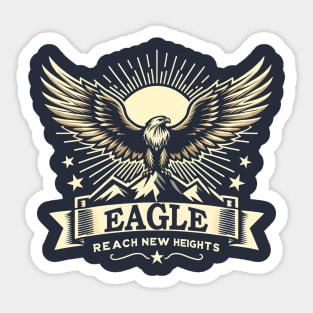 Reach New Heights Sticker